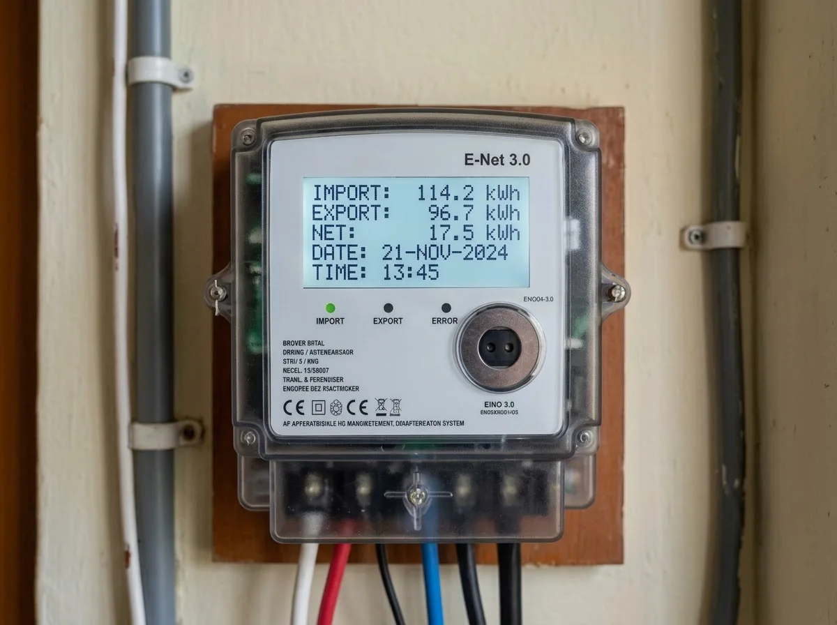 APDCL bidirectional net meter installation in Assam