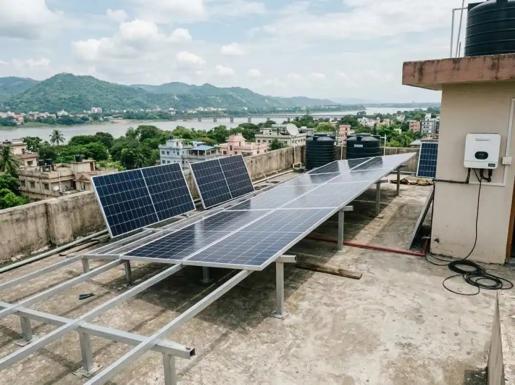 Monocrystalline solar panels priced for installation in Guwahati, Assam